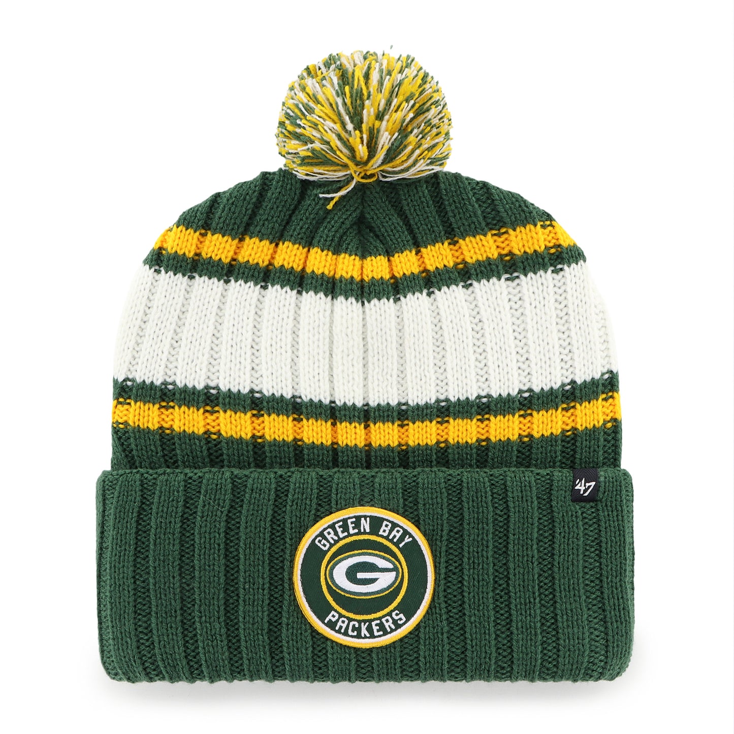 Green Bay Packers '47 Dark Green Plateau Cuffed Knit Hat