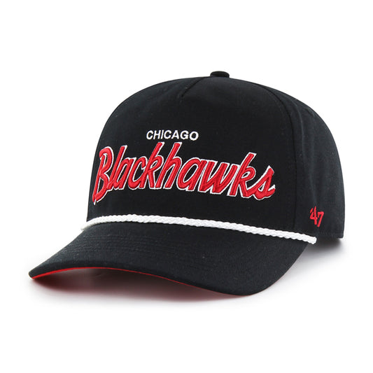 Chicago Blackhawks  '47 Cross Town Script Hitch Adjustable Hat