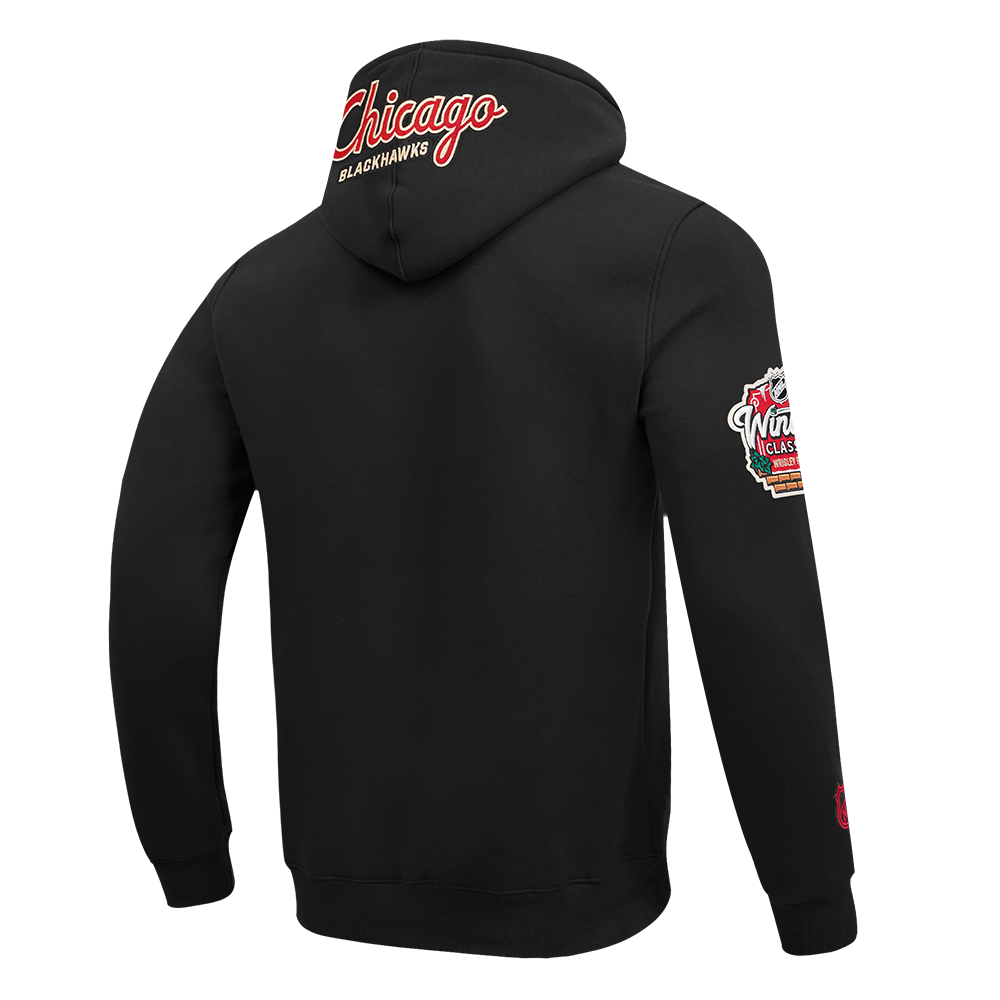 Chicago Blackhawks 2025 Winter Classic Black Pro Standard Hoodie