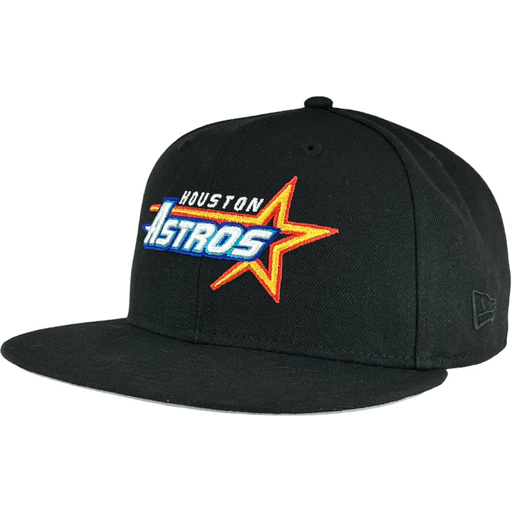 Houston Astros 50th Black Cord New Era 59FIFTY Fitted Hat - Clark Street  Sports