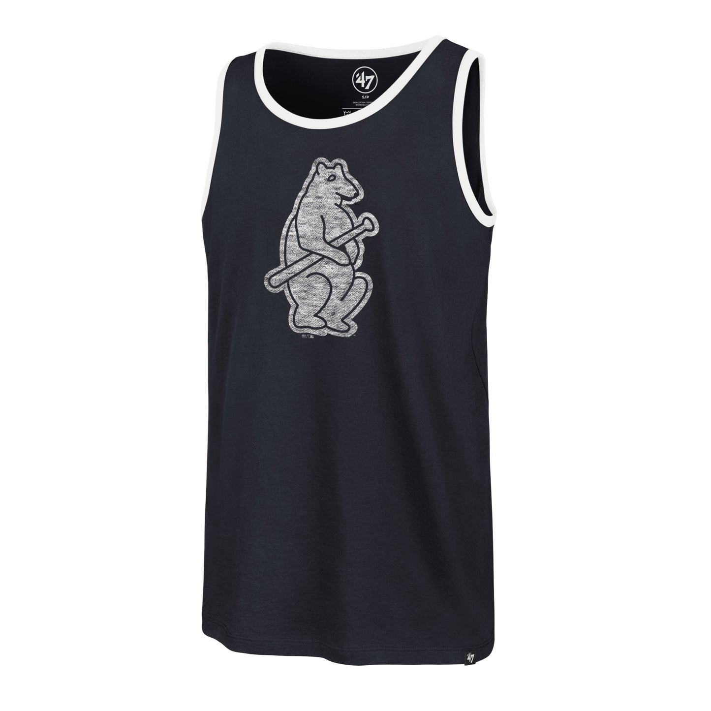 Chicago Cubs '47 Franklin Navy 1914 Upload Tank Top