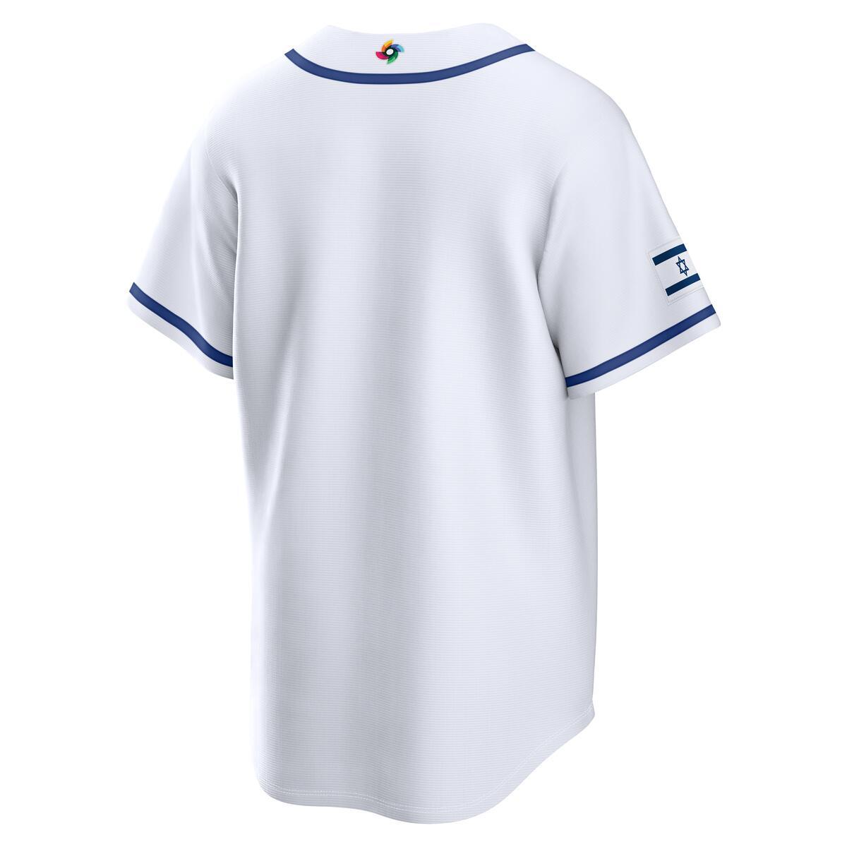 Israel World Baseball Classic 2026 Nike White Home Jersey