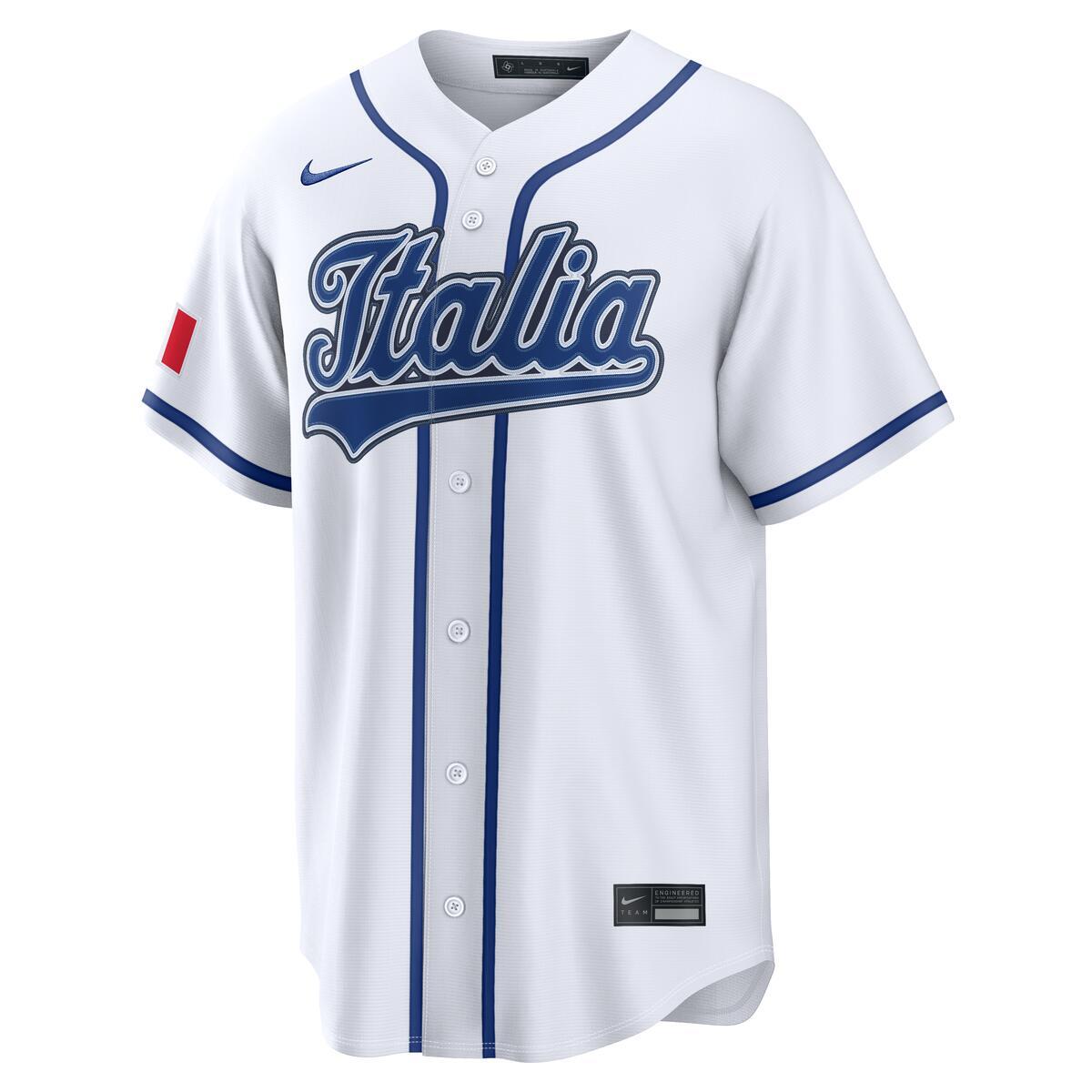 Italy World Baseball Classic 2026 Nike White Home Jersey