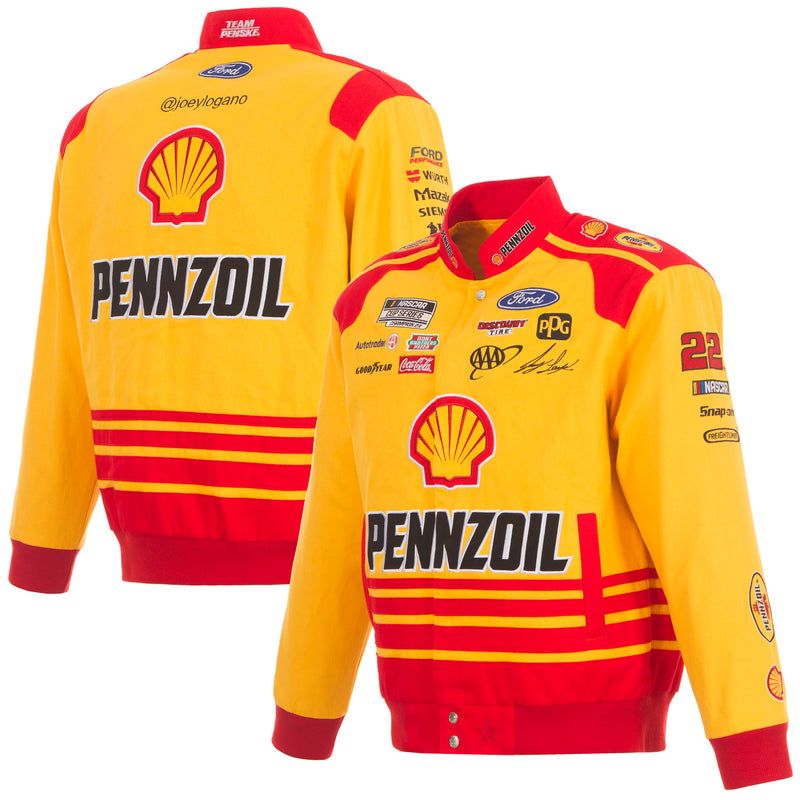 Joey Logano Pennzoil 22 Nascar Twill Jacket