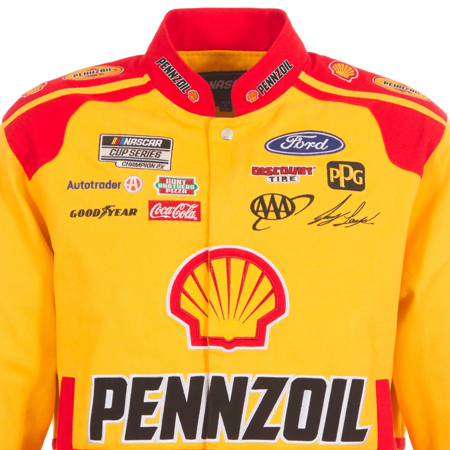 Joey Logano Pennzoil 22 Nascar Twill Jacket