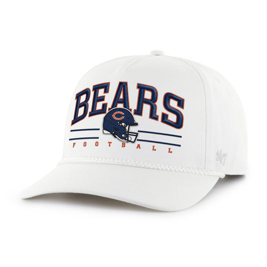 Chicago Bears  '47  White Roscoe Hitch Adjustable Hat