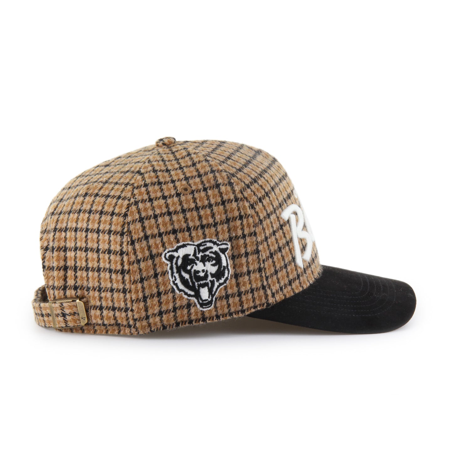 Chicago Bears Shepard Check Plaid '47 Hitch Adjustable Hat