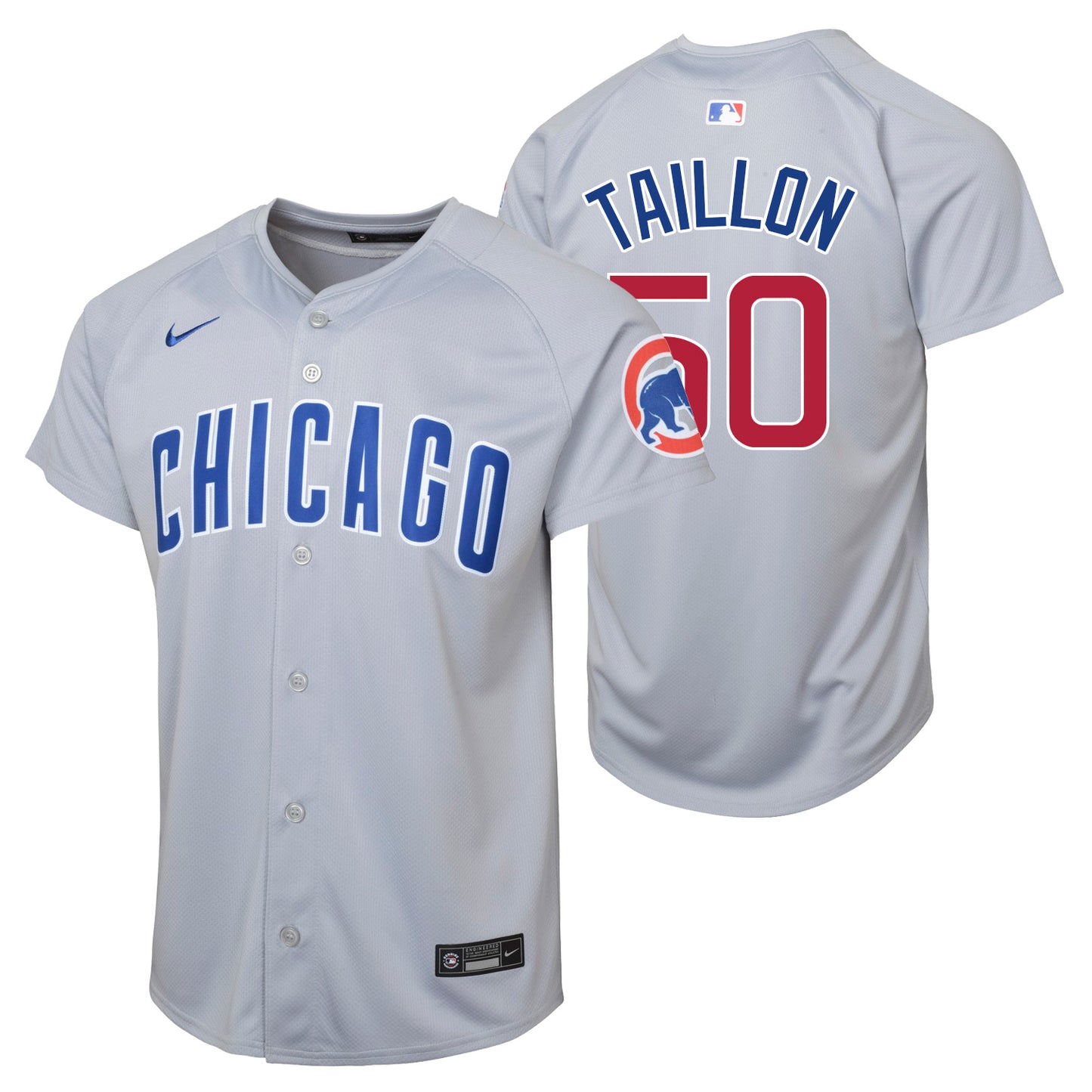 Jameson Taillon  Chicago Cubs Nike Youth Road Grey Limited Jersey