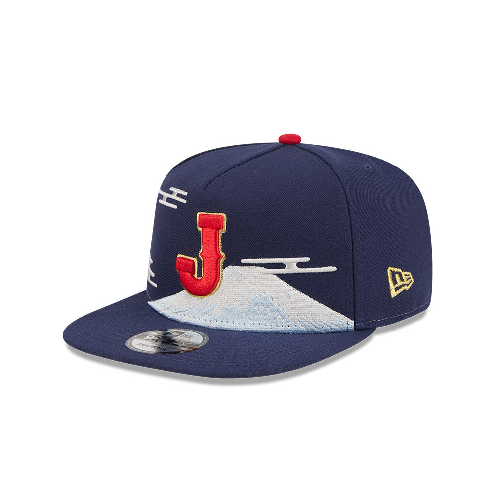 Japan World Baseball Classic 2026 New Era 9FIFTY Royal Mountain Scene A-Frame Snapback Hat