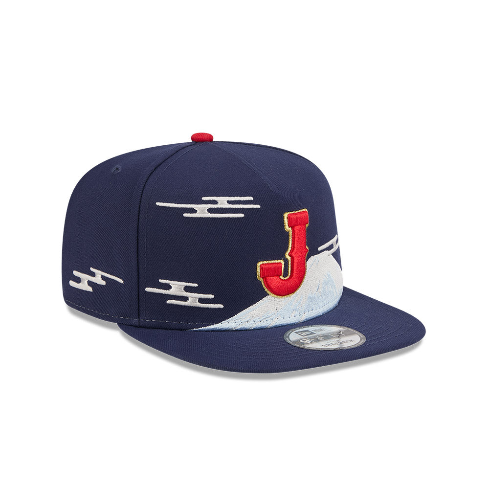 Japan World Baseball Classic 2026 New Era 9FIFTY Royal Mountain Scene A-Frame Snapback Hat