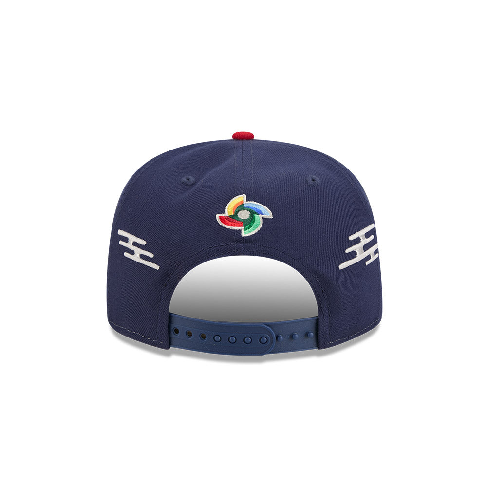 Japan World Baseball Classic 2026 New Era 9FIFTY Royal Mountain Scene A-Frame Snapback Hat