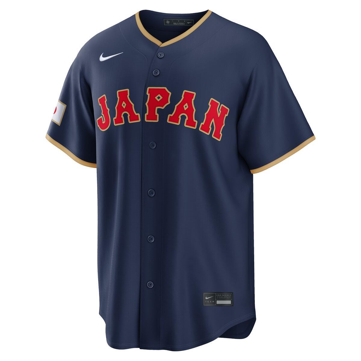 Japan World Baseball Classic 2026 Nike Navy Road Jersey – Clark