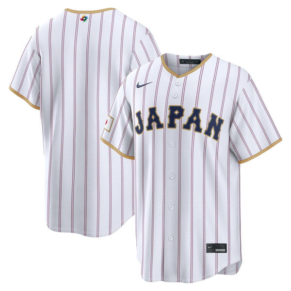 Japan World Baseball Classic 2026 Nike White Home Jersey – Clark