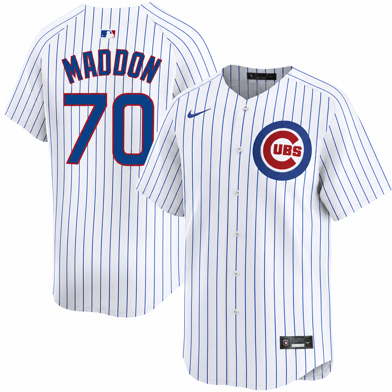 Joe Maddon Chicago Cubs Nike Men's Replica Home Jersey