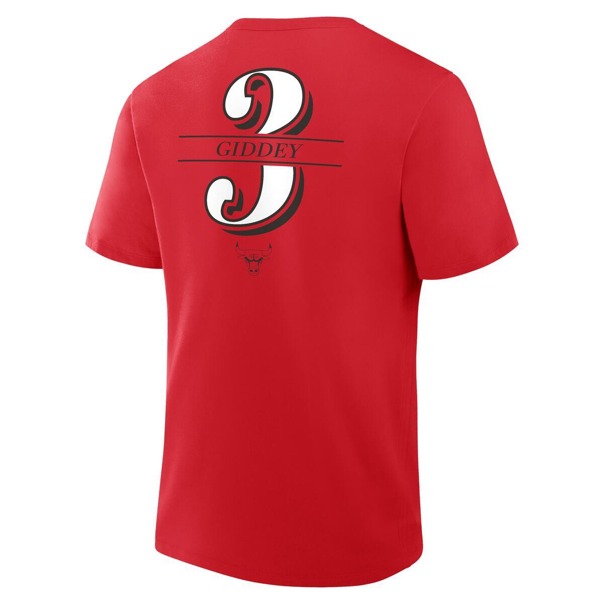 Josh Giddy Chicago Bulls Red Player Tee