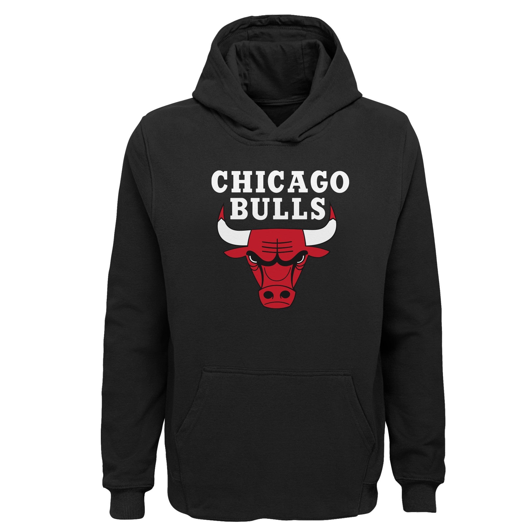 Chicago Bulls Men's Black & White Lacer Hood - Clark Street Sports