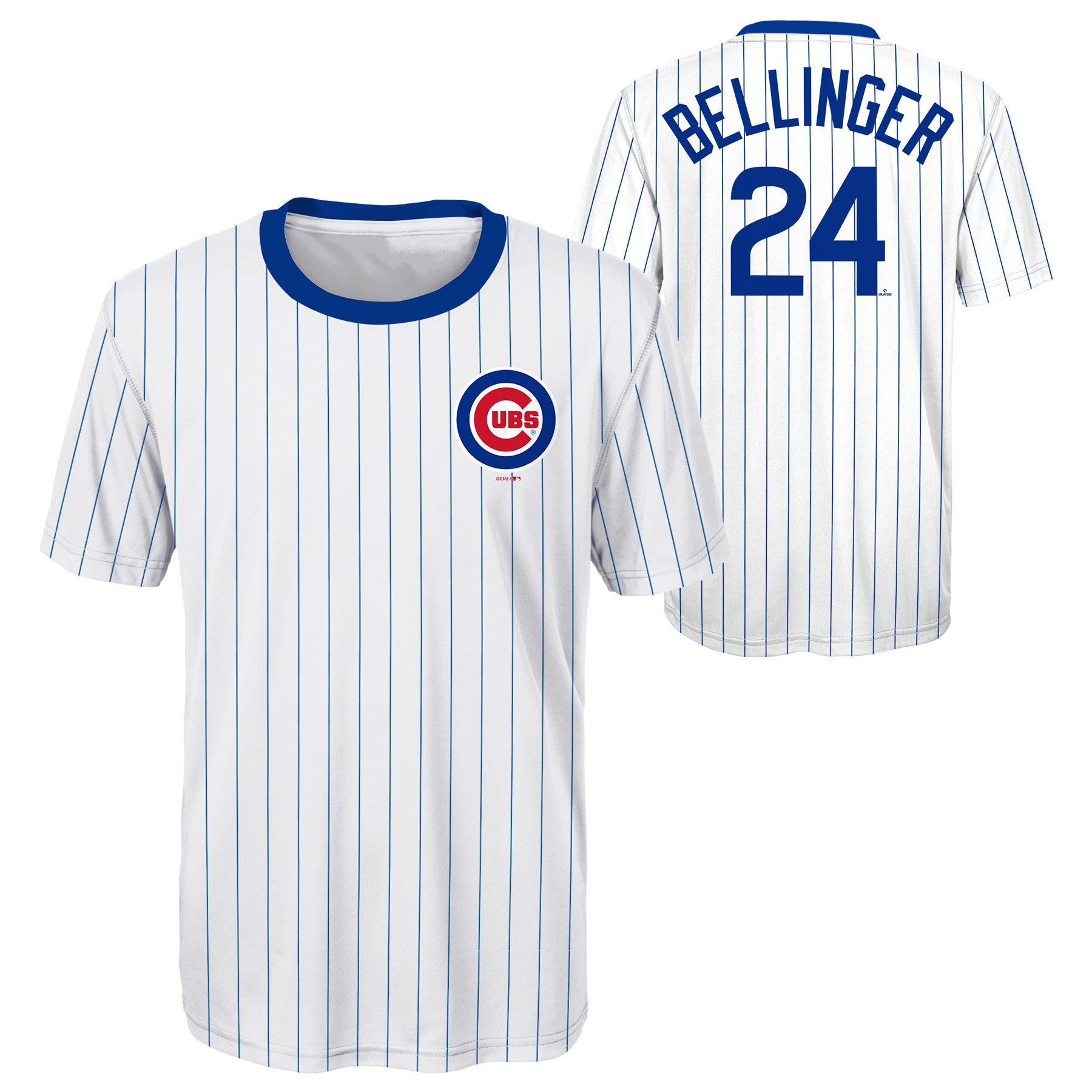 Outerstuff Youth Chicago Cubs Cody Bellinger White Royal Player Sublimated Jersey Top L 14 16 White