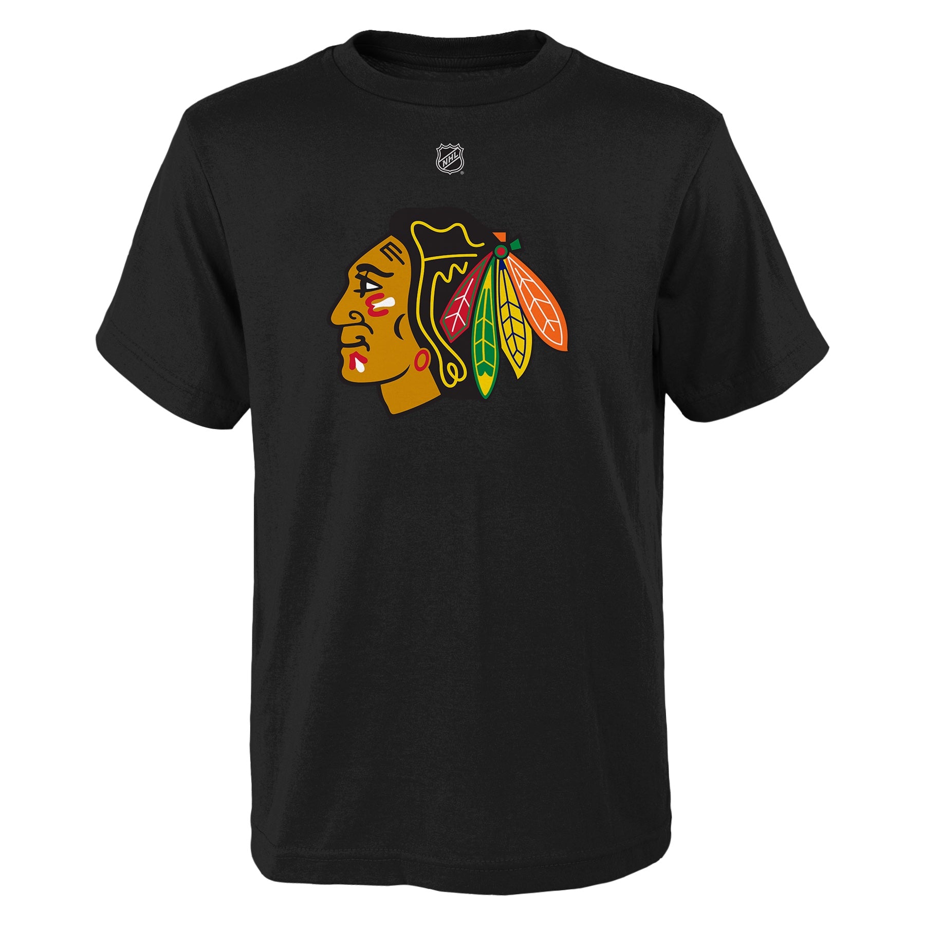 Connor Bedard Chicago Blackhawks Youth Black T Shirt Clark