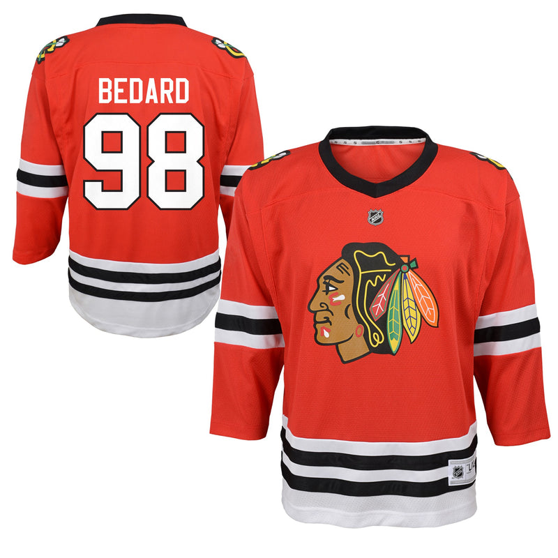 Connor Bedard Chicago Blackhawks Home Red Replica Toddler Jersey