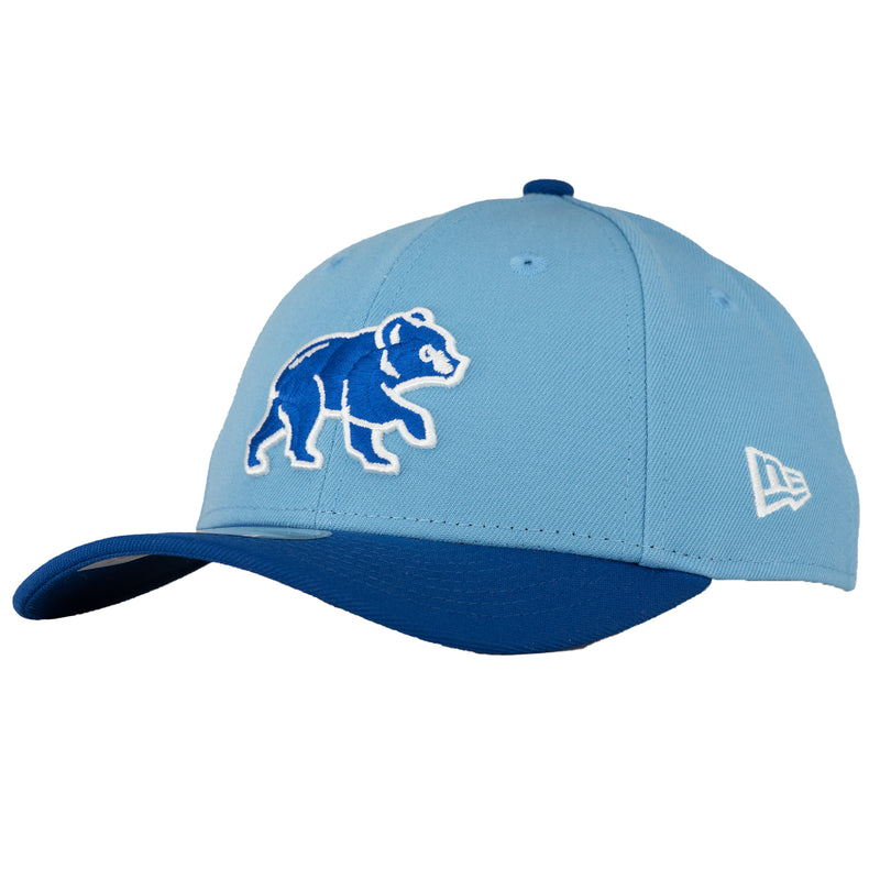 Chicago Cubs New Era 9FORTY Sky/Royal Walking Bear Youth Adjustable Hat