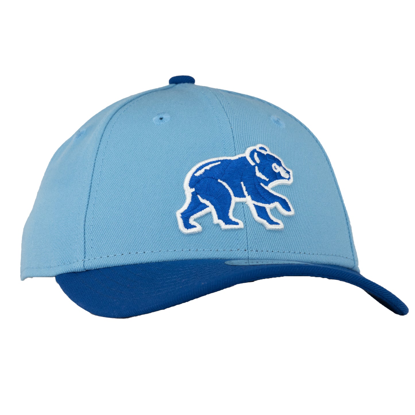 Chicago Cubs New Era 9FORTY Sky/Royal Walking Bear Youth Adjustable Hat