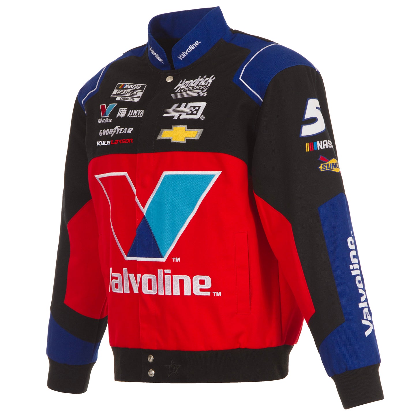 Kyle Larson 5 Valvoline Nascar Twill Jacket