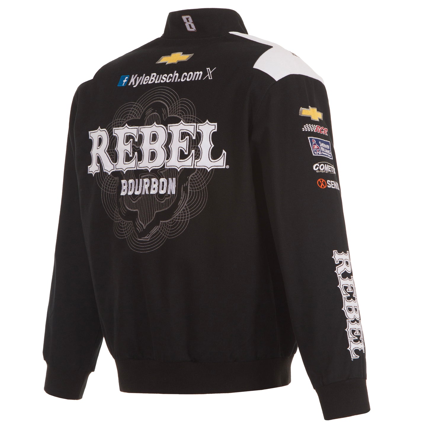 Kyle Busch 8 Rebel Bourbon Nascar Twill Jacket