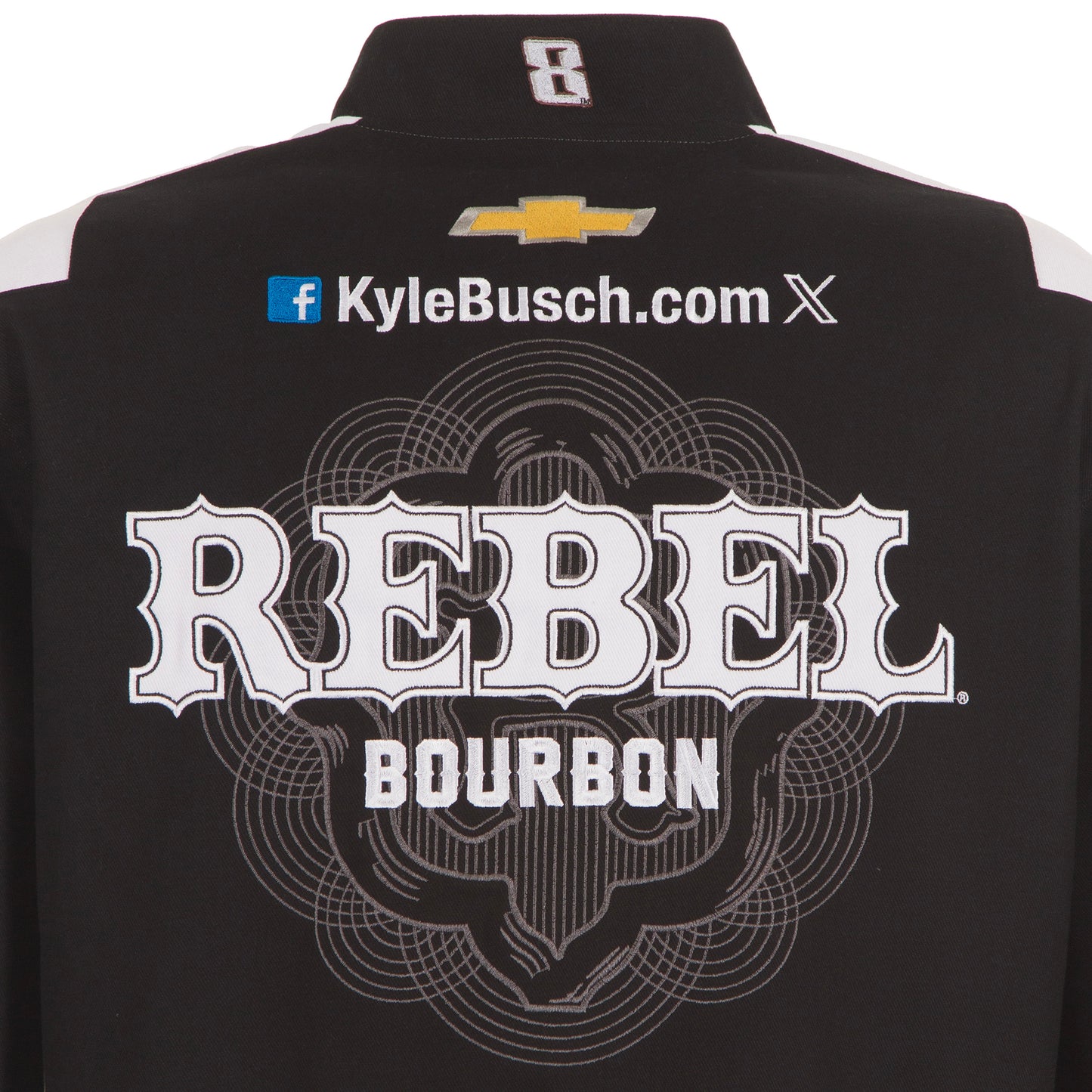 Kyle Busch 8 Rebel Bourbon Nascar Twill Jacket