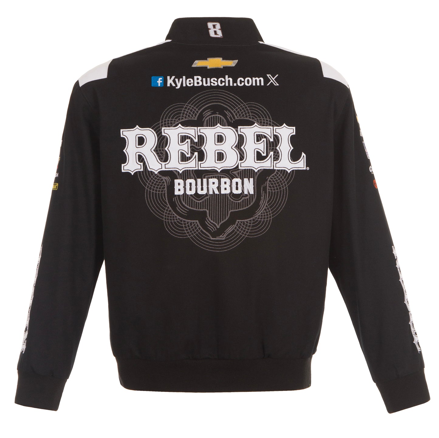 Kyle Busch 8 Rebel Bourbon Nascar Twill Jacket