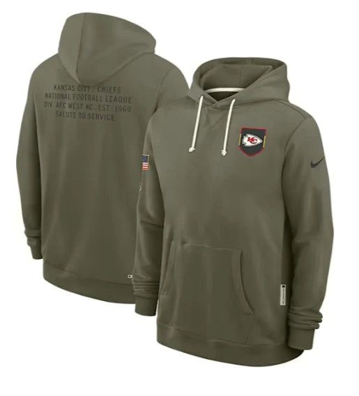 Kansas City Chiefs Nike Men's 2025 Salute To Service Sideline Hoodie