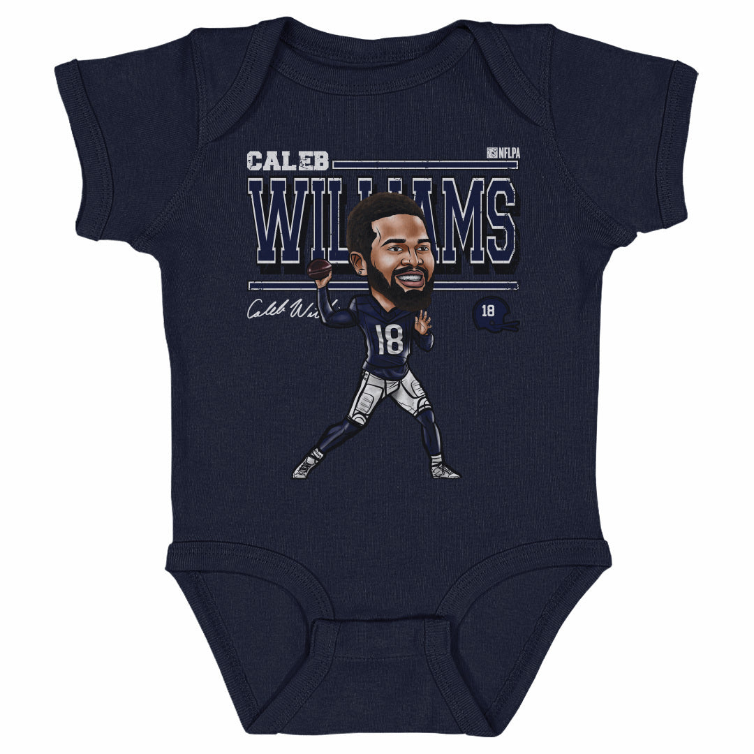 Caleb Williams Chicago Cartoon WHT