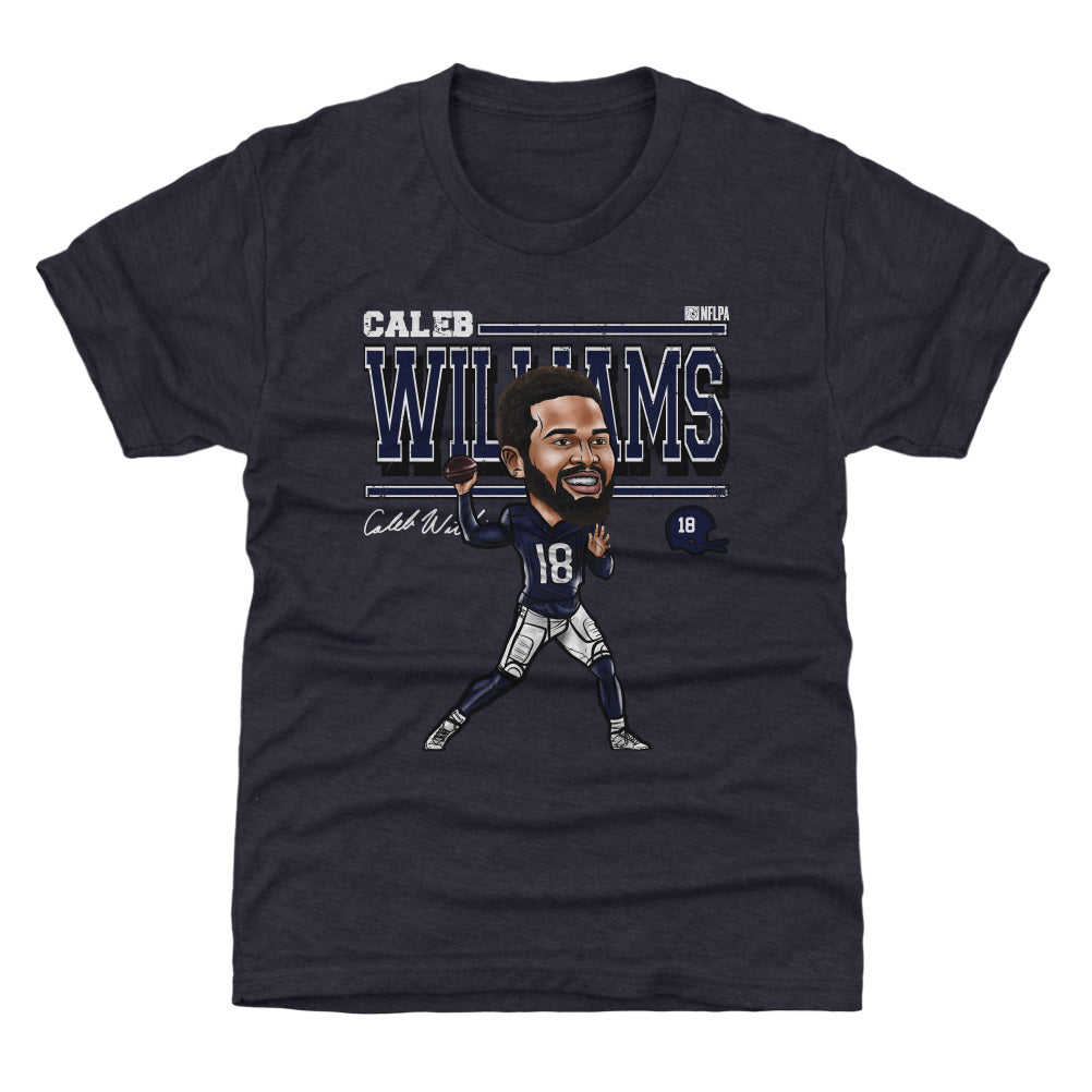 Caleb Williams Chicago Cartoon WHT