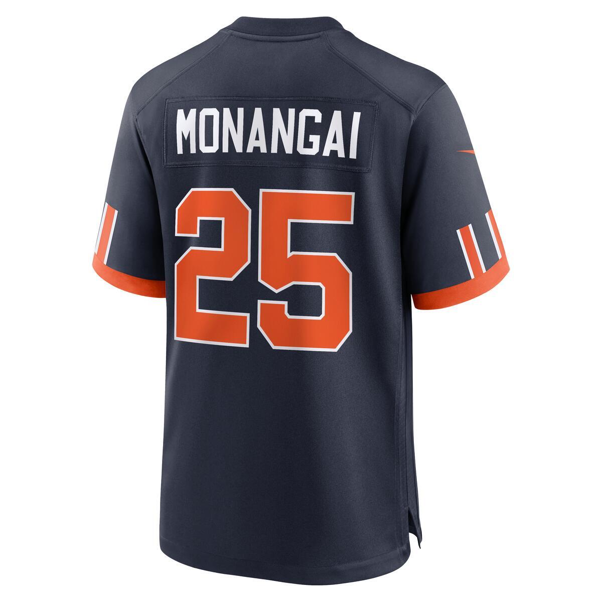 Kyle Monangai #25 Chicago Bears Rivalry Nike Game Jersey