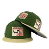 Los Angeles Dodgers Rifle Green/Vegas Gold Jackie Robinson New Era 59FIFTY Fitted Hat