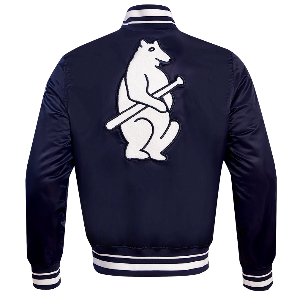 Chicago Cubs Pro Standard Navy Satin 1914 Jacket – Clark