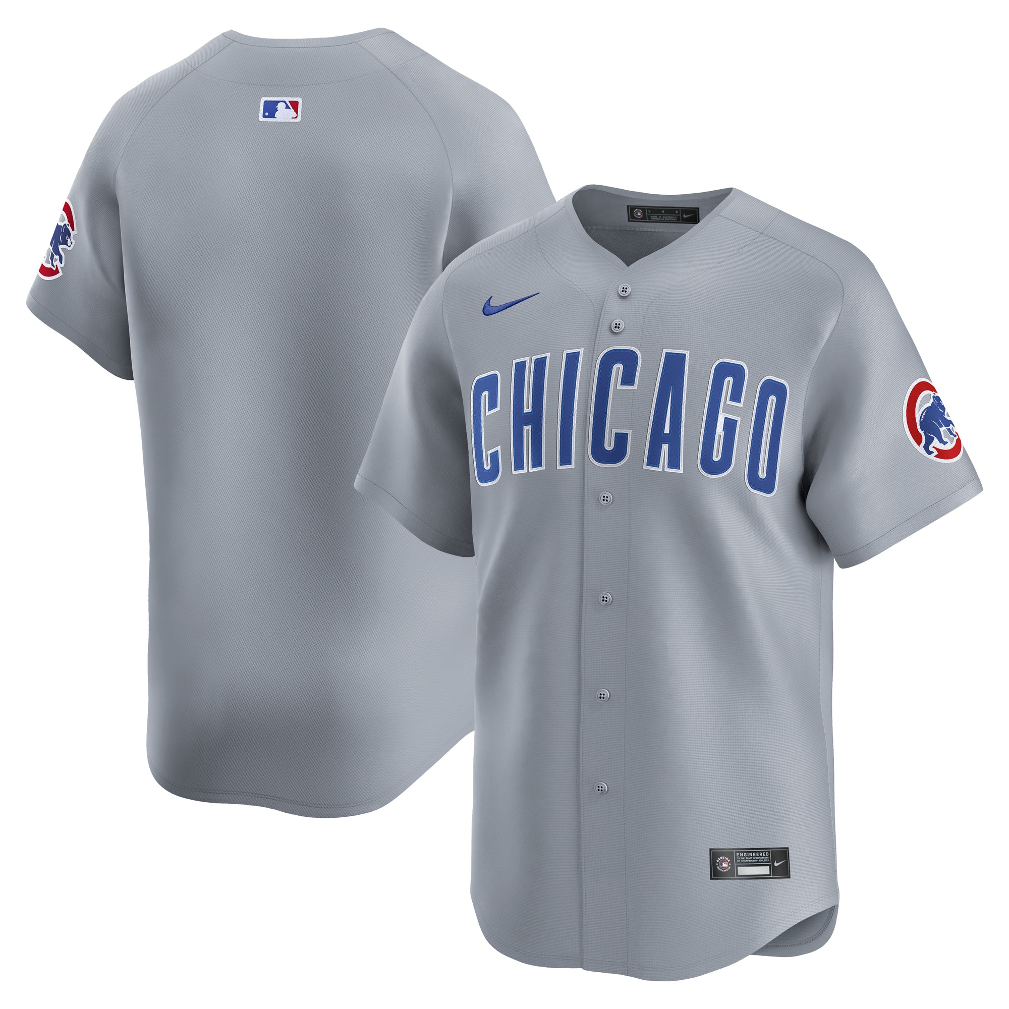 Chicago Cubs Nike Limited Grey Road Jersey – Clark Street Sports