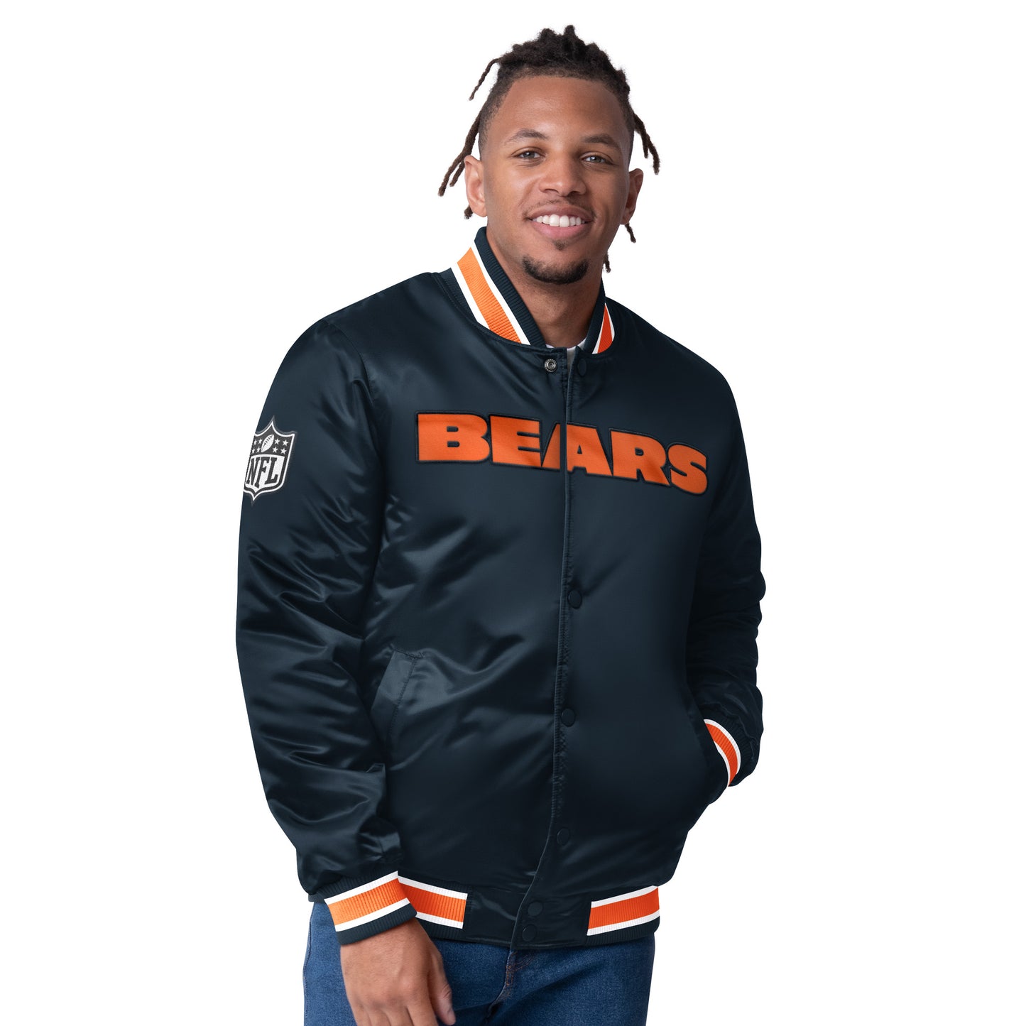 Chicago Bears Starter Closer Reversible Varsity Jacket