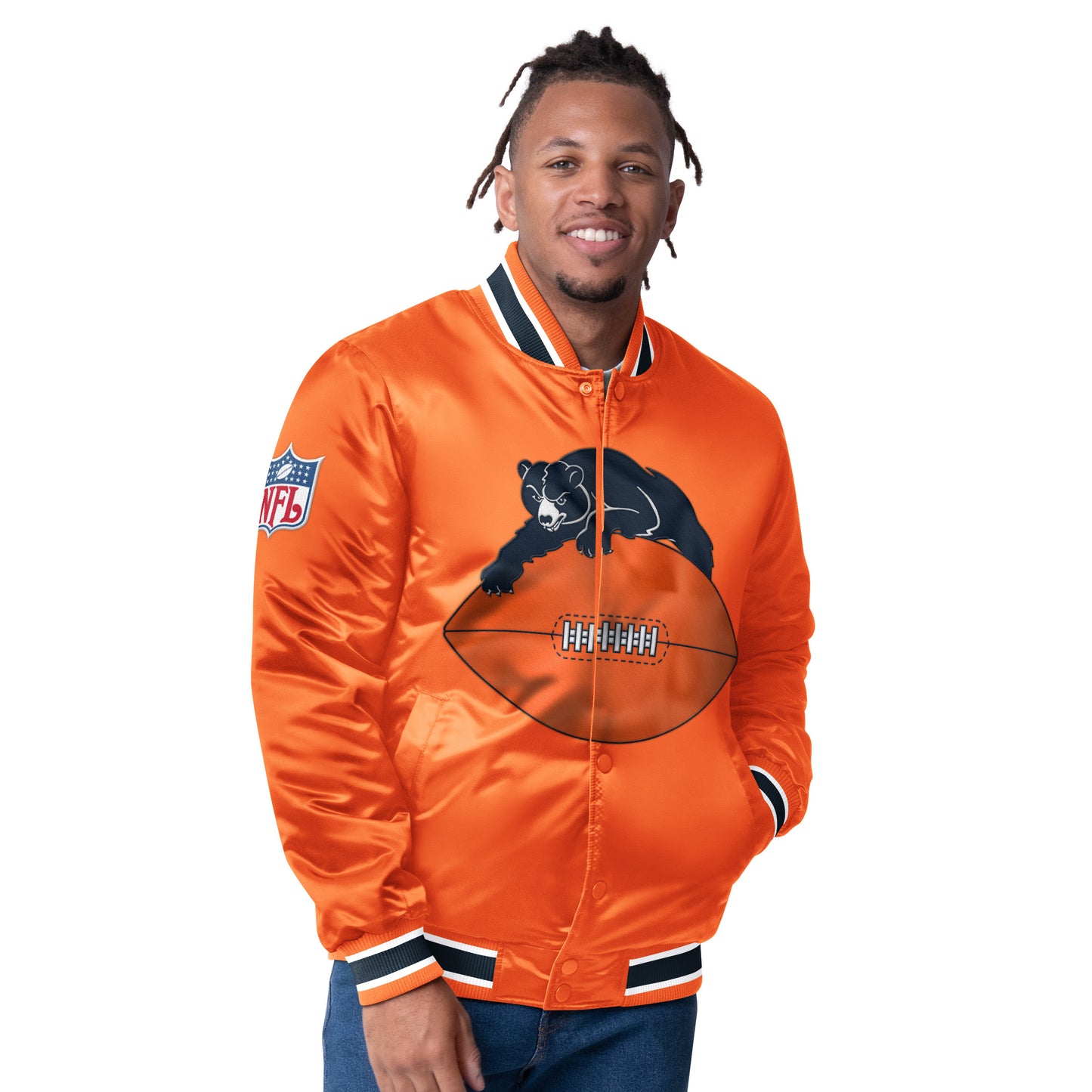 Chicago Bears Starter Closer Reversible Varsity Jacket