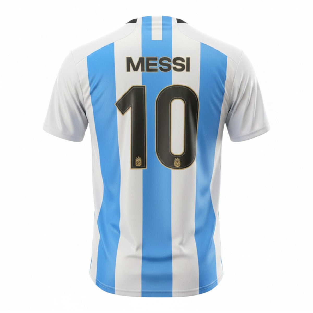 Lionel Messi FIFA World Cup 2026 Argentina Striped Game Day Poly Shirt