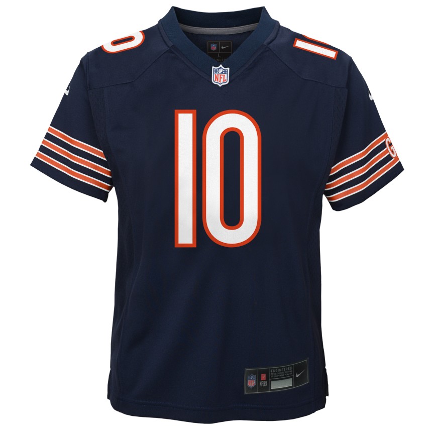 Luther Burden III #10 Chicago Bears Nike Youth Navy Game Jersey