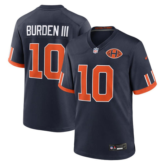 Luther Burden III #10 Chicago Bears Rivalry Nike Game Jersey