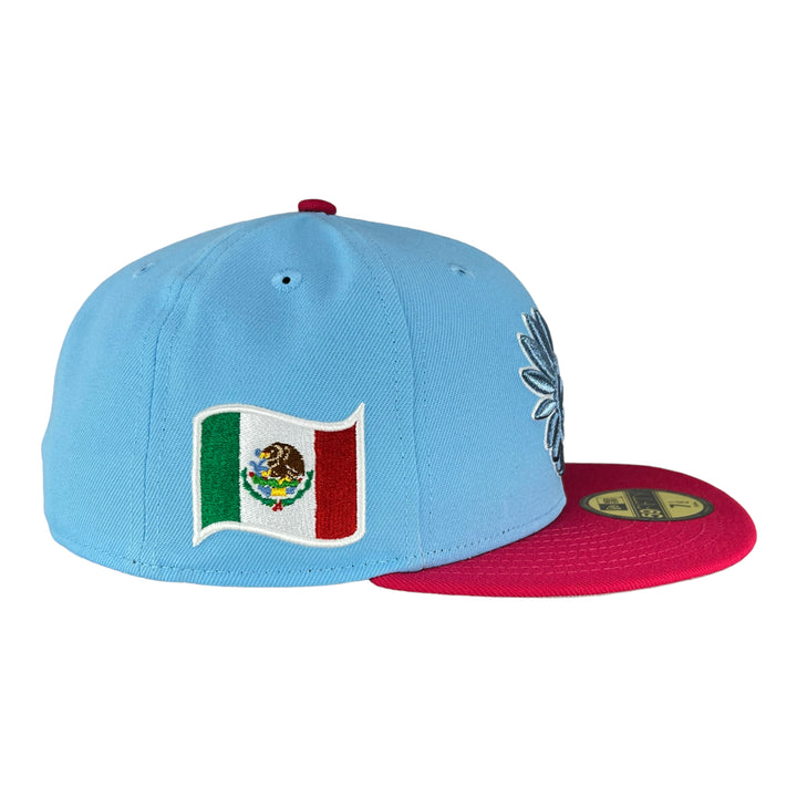 Mexico Burgundy/Black New Era Fitted Hat