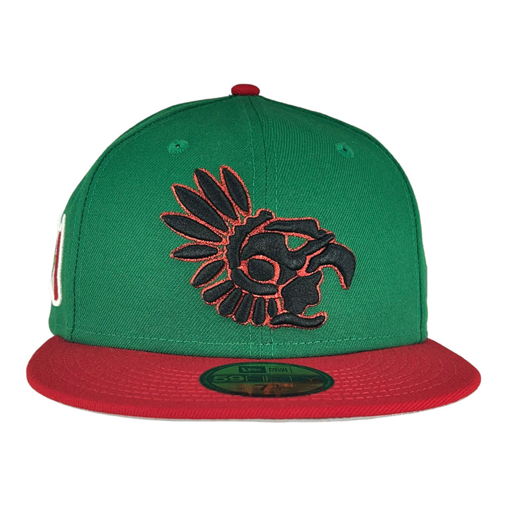 Mexico Green/Red Aztec New Era 59FIFTY Fitted Hat - Clark Street