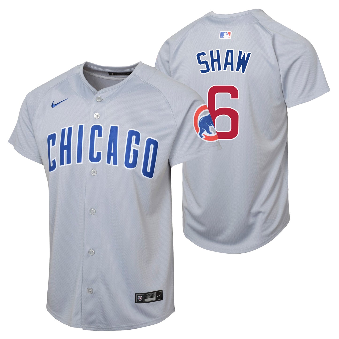 Matt Shaw Chicago Cubs Nike Youth Road Grey Limited Jersey
