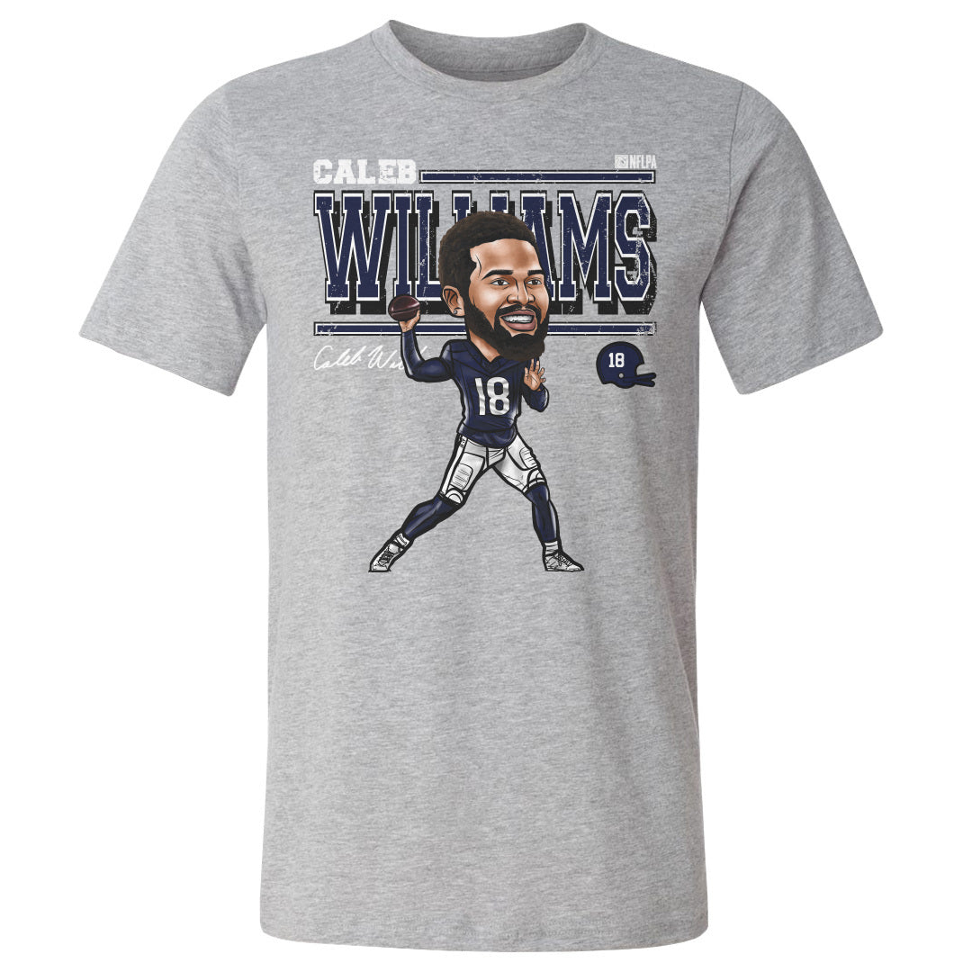 Caleb Williams Chicago Cartoon WHT