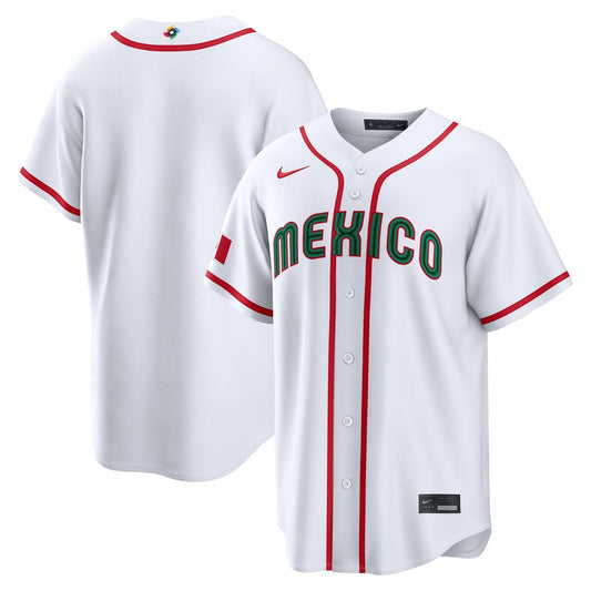 Mexico World Baseball Classic 2026 Nike White Home Jersey