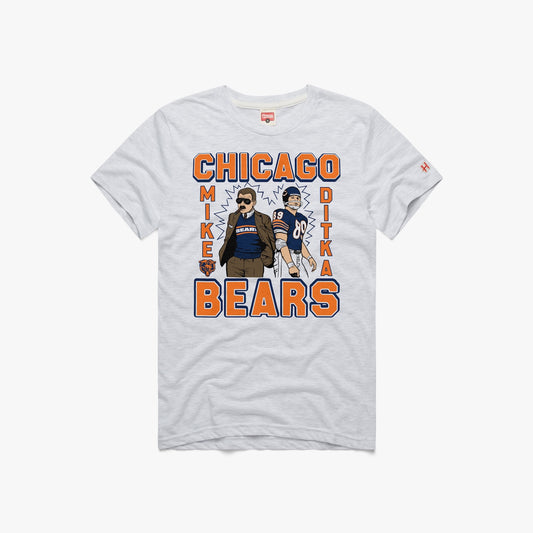 Mike Ditka Chicago Bears Homage Ash Grey T-Shirt
