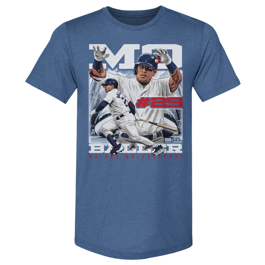 Mo Baller - Moises Ballesteros 500 Level Royal T-Shirt