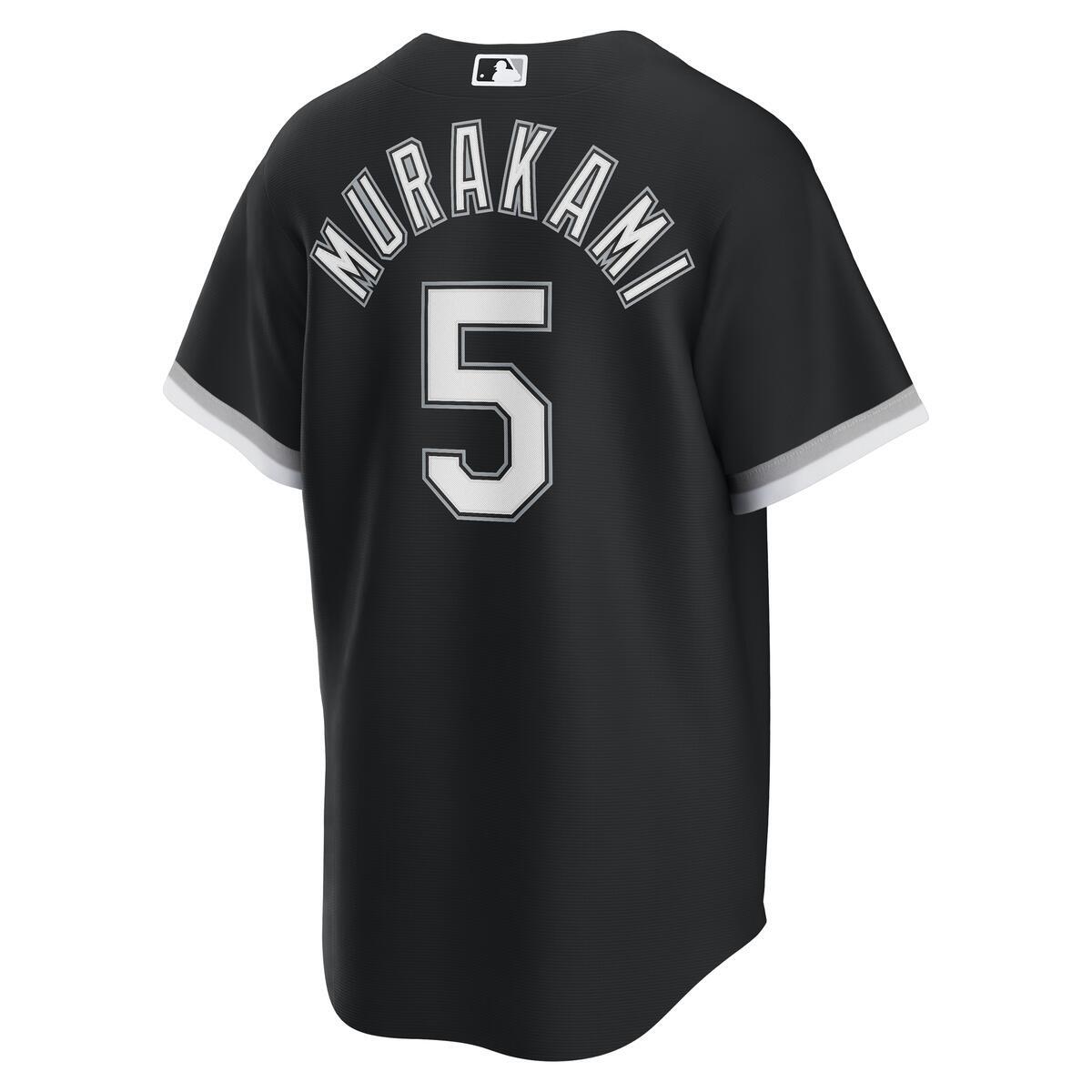 Munetaka Murakami Chicago White Sox Nike Men's Black Alternate Replica Jersey