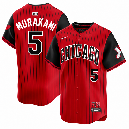 Munetaka Murakami Chicago White Sox Nike Men's Red/Black 2025 City Connect Limited Jersey
